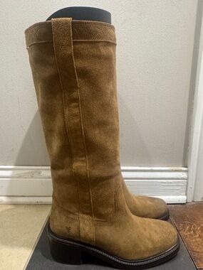 Frye Kate Pull On Suede Pull-On Western Boots Size 8.5
